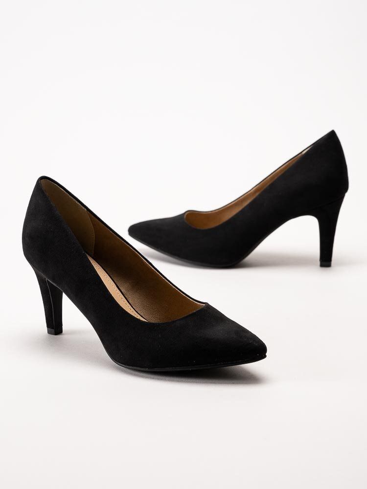 S.Oliver - Svarta pumps i mockaimitation