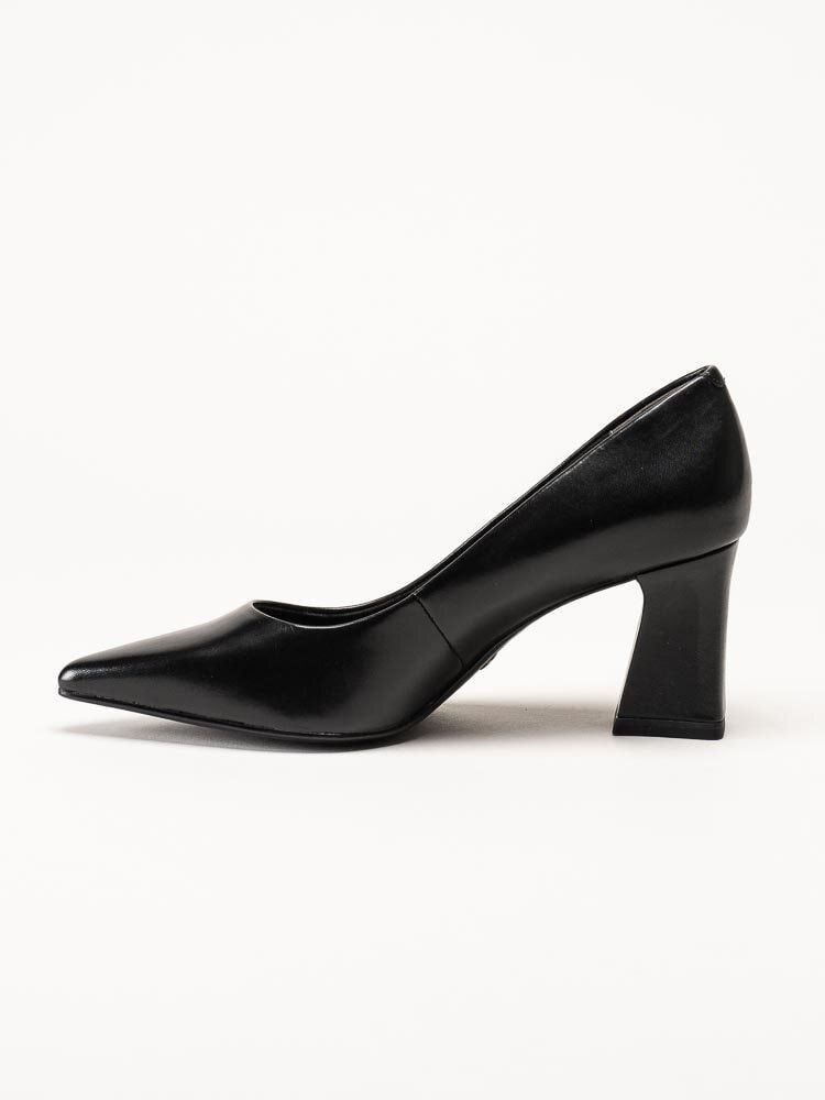 Tamaris - Svarta pumps i skinn