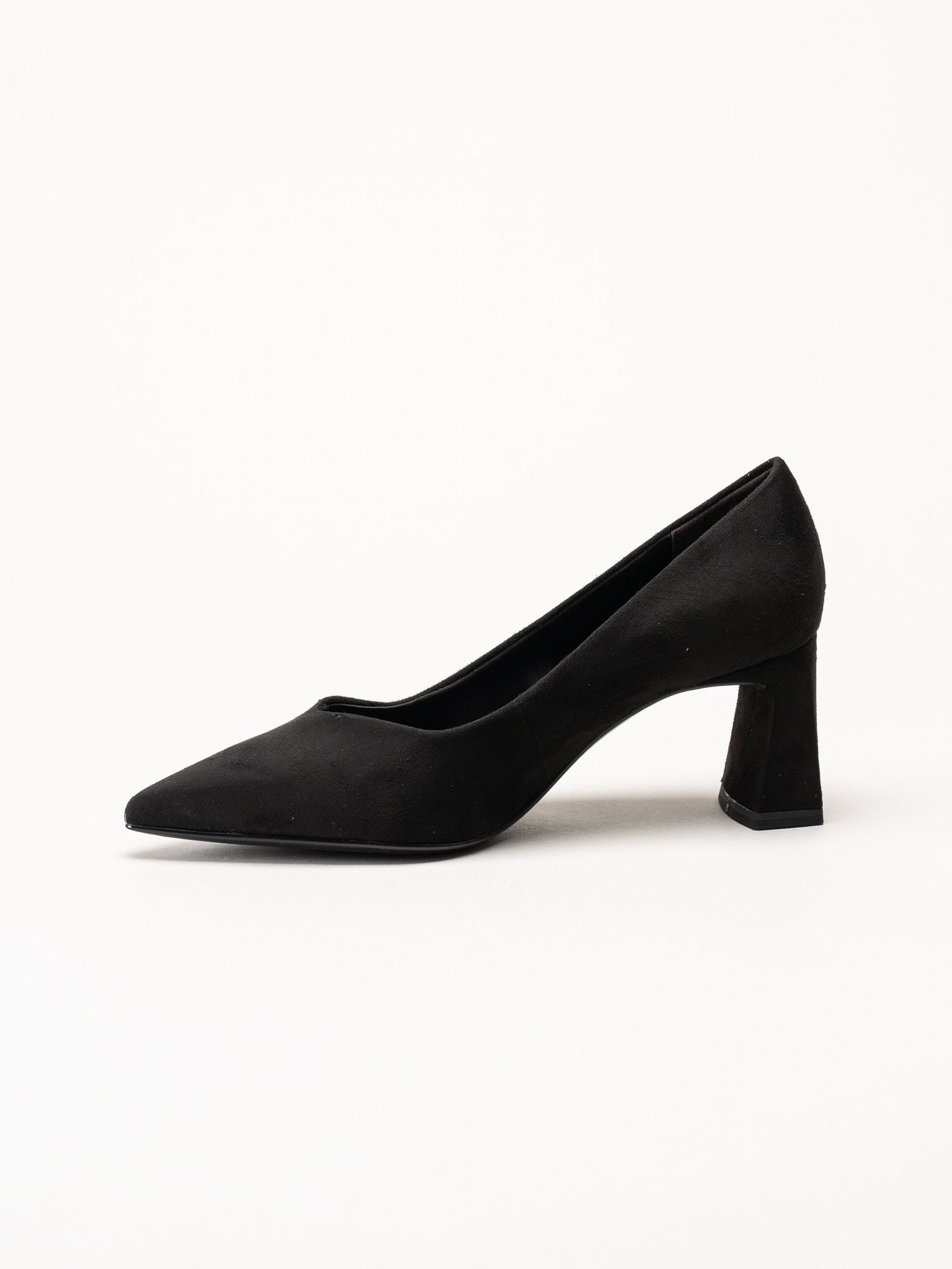 Tamaris - Svarta pumps i mockaimitation