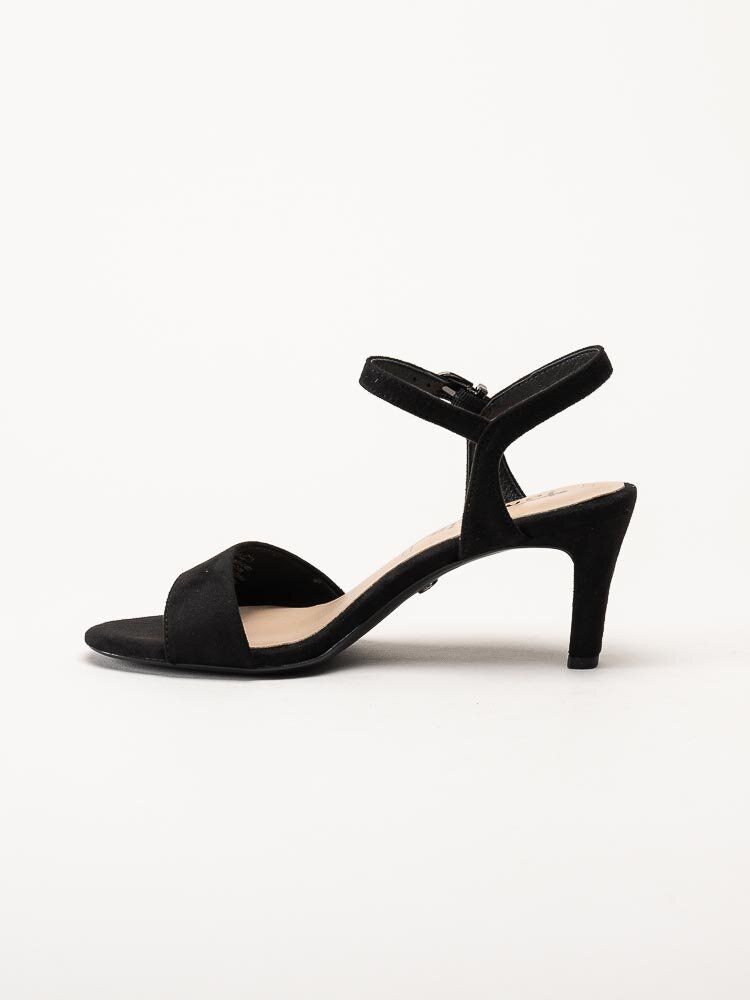 Tamaris - Svarta sandaletter i textil