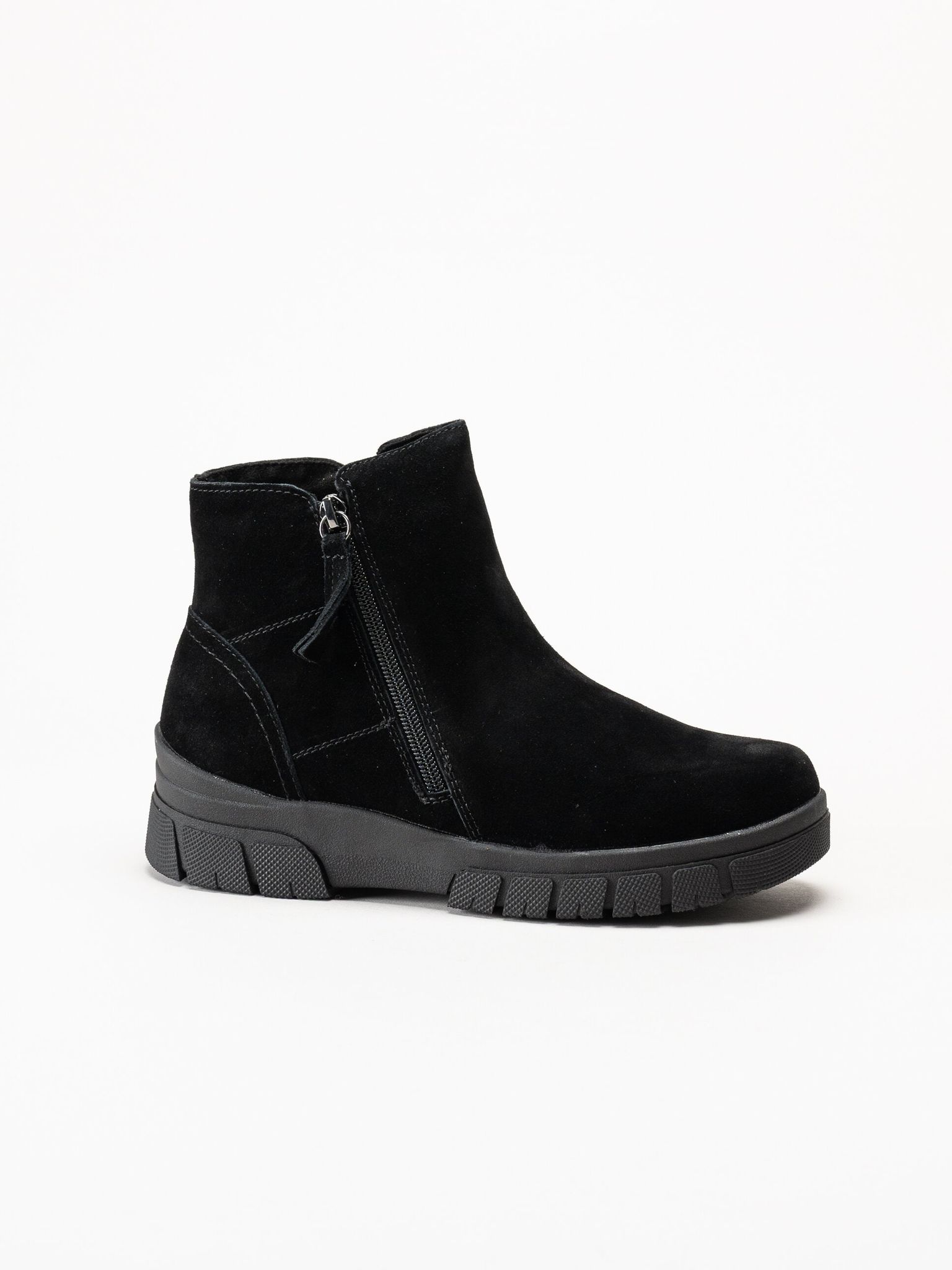 Eskimo - Cheam - Svarta fodrade boots i mocka