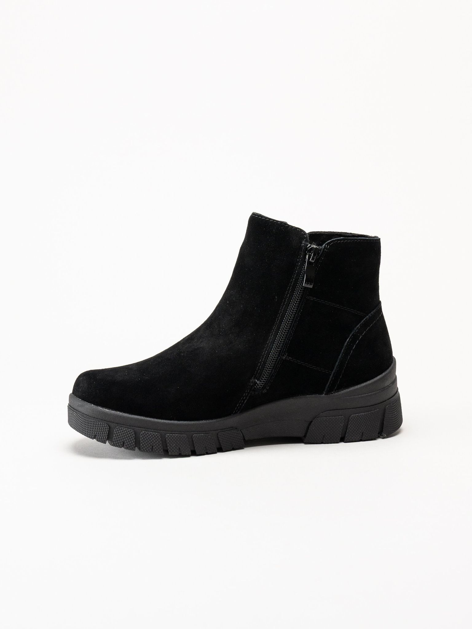 Eskimo - Cheam - Svarta fodrade boots i mocka