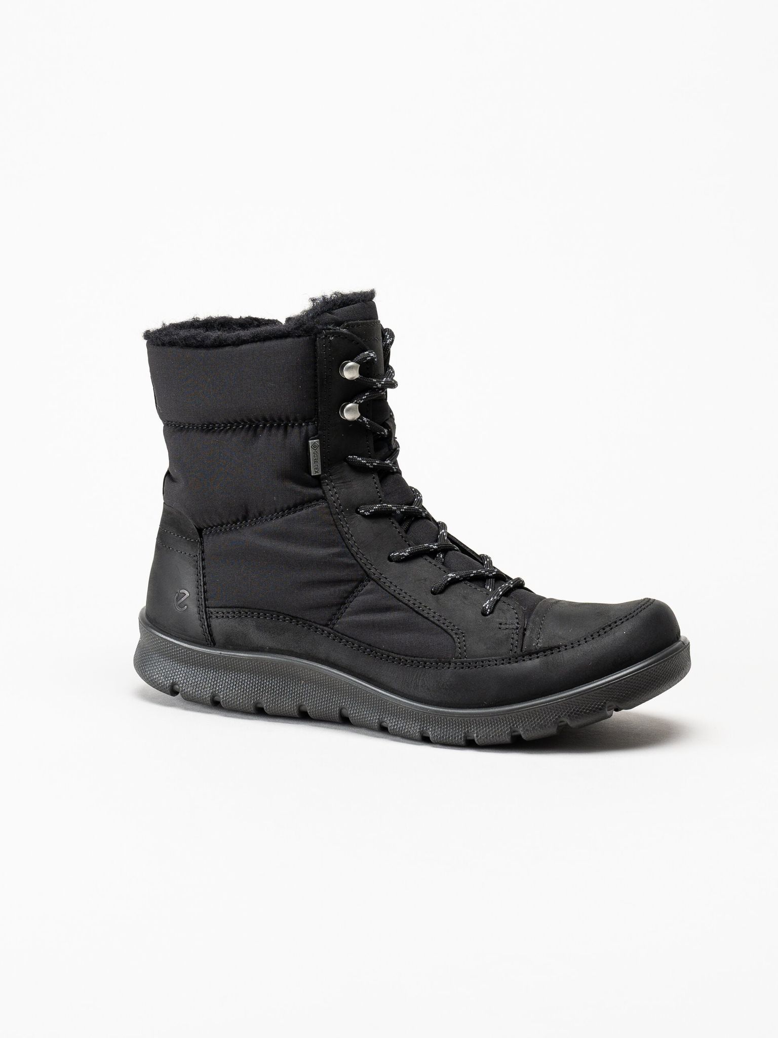 Ecco - Babett GTX - Svarta fodrade kängor
