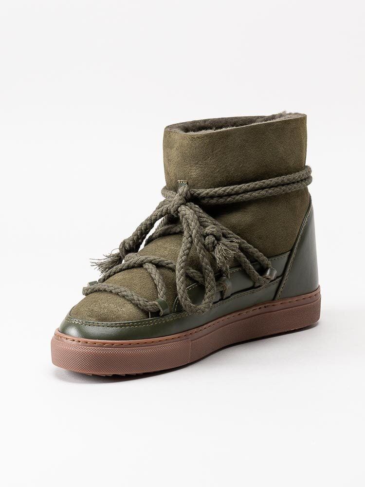 Inuikii - Classic - Gröna vinterboots med fårskinnsfoder