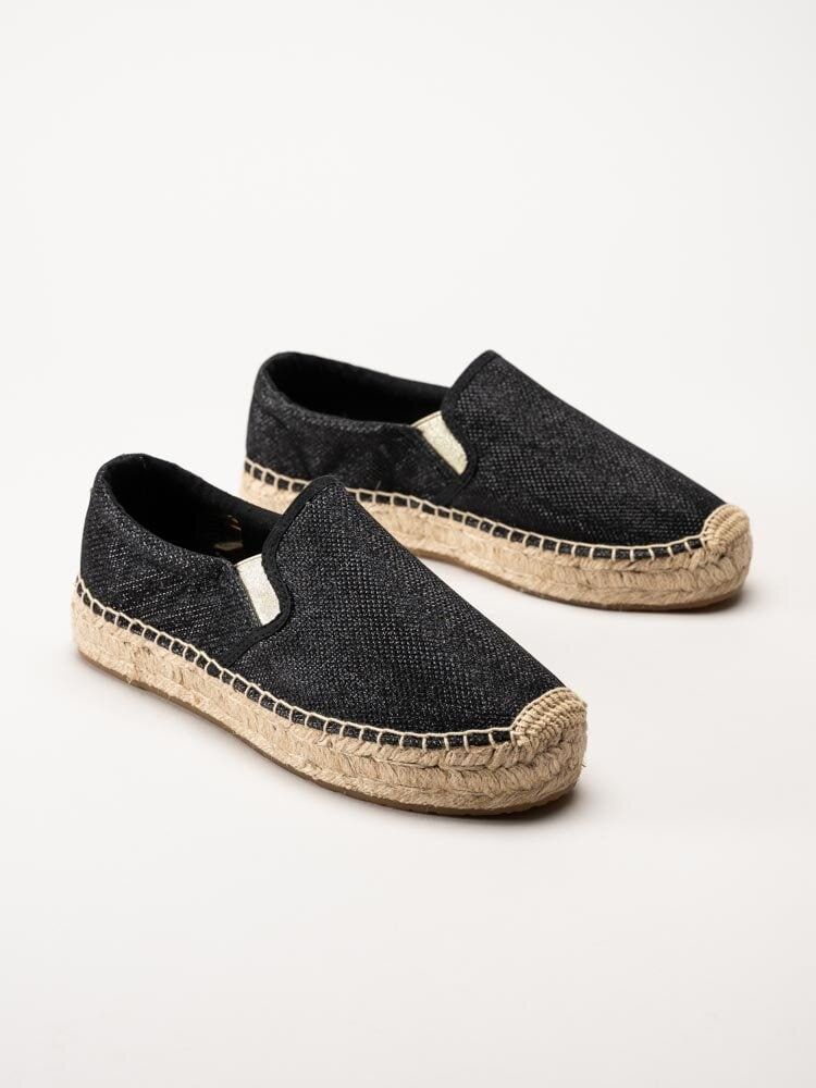 Replay - Lawton - Svarta slip on espadrillos
