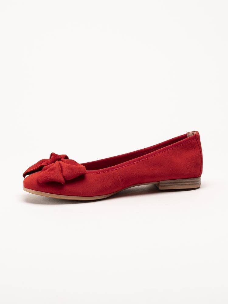 Tamaris - Röda ballerina med rosett