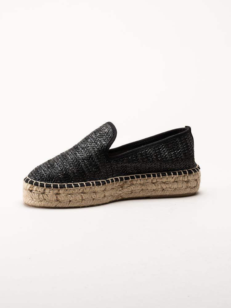 Alberville - Vida Tarifa Copete - Svarta espadrillos