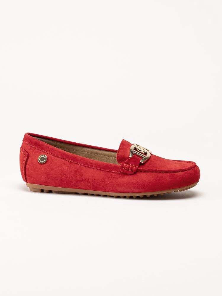 Novita - Parma - Röda loafers i mocka