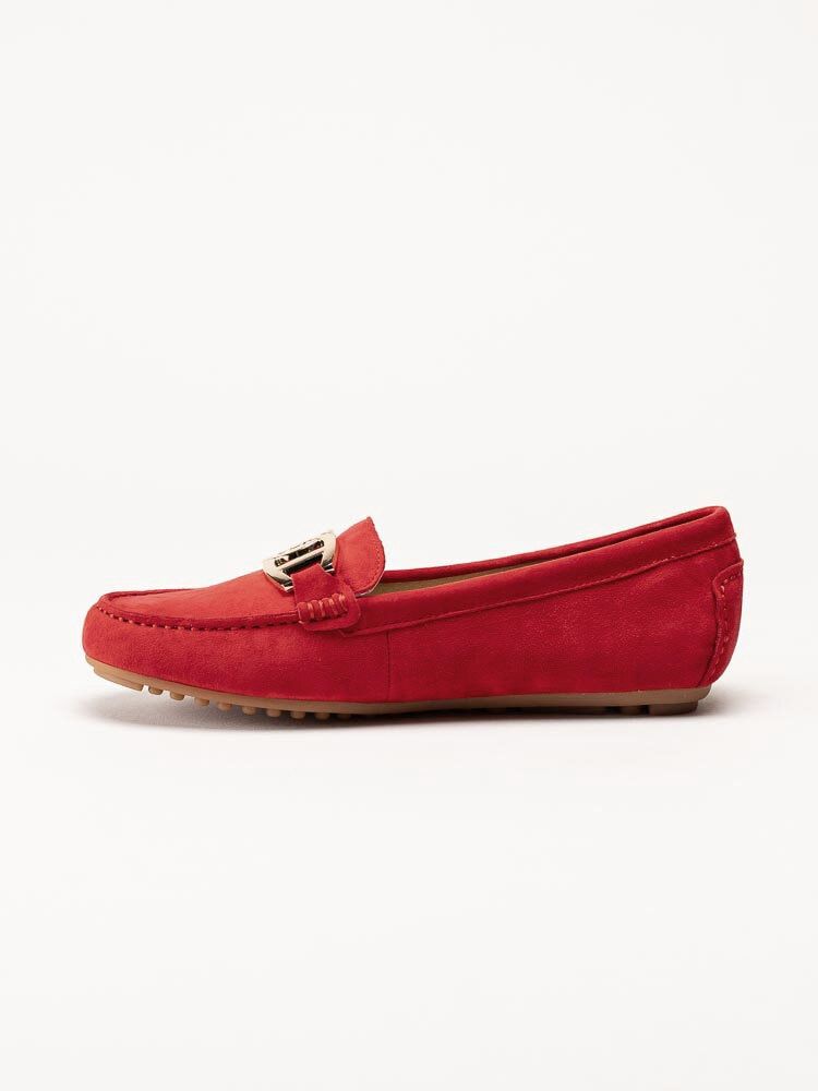 Novita - Parma - Röda loafers i mocka
