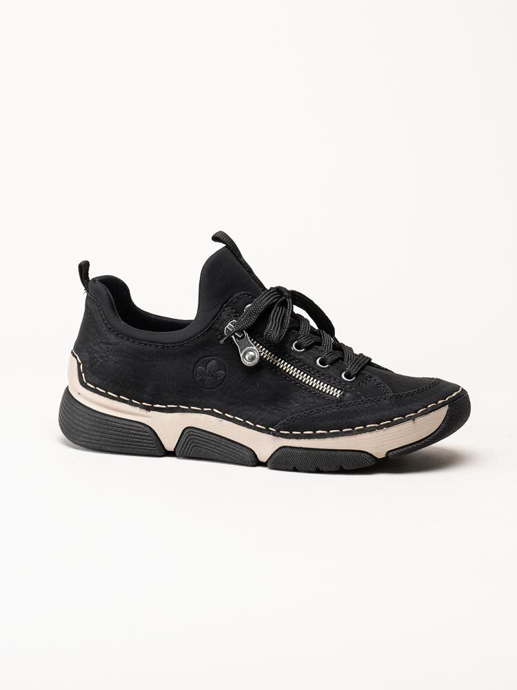 Rieker - Svarta promenadsneakers