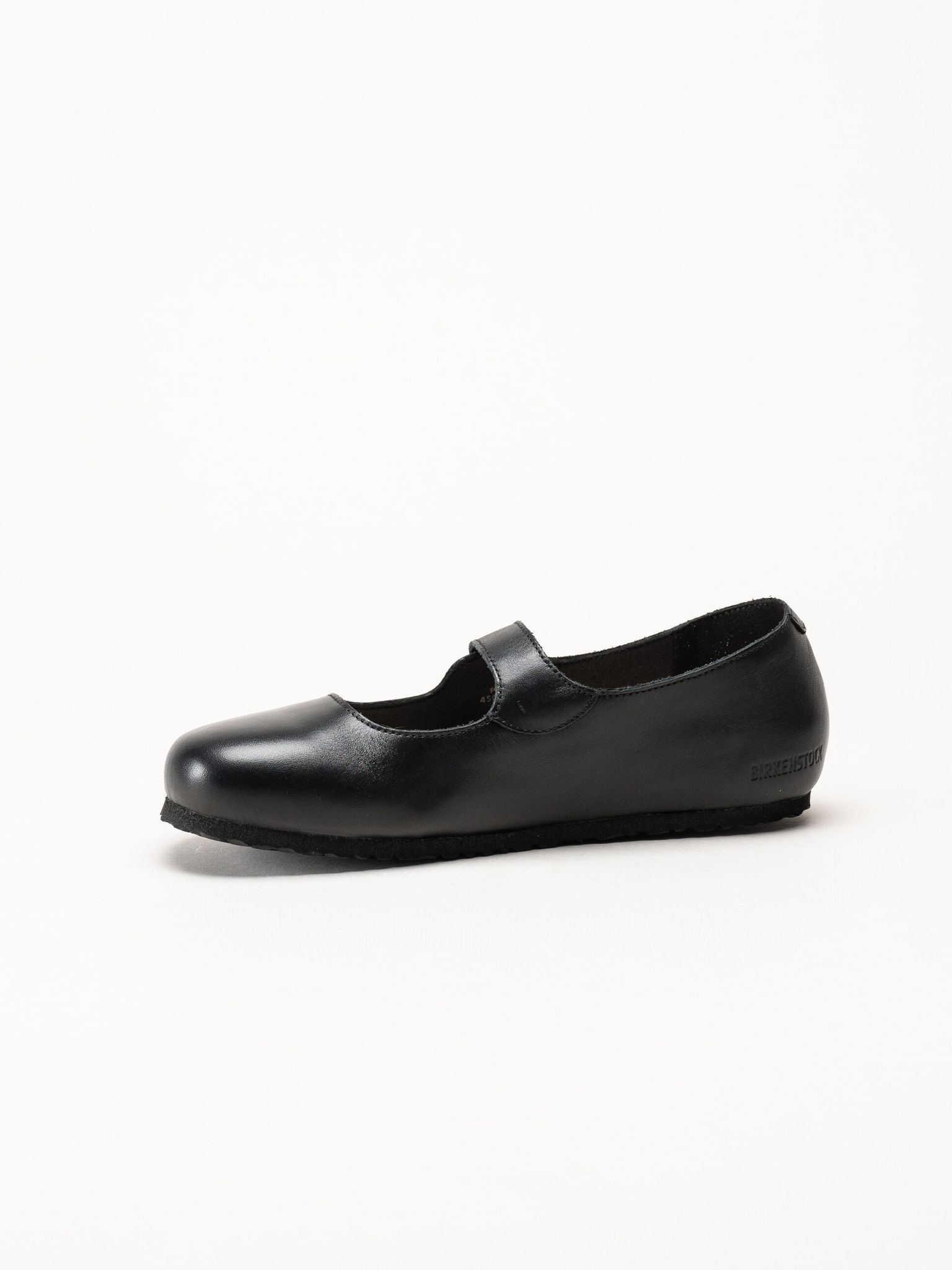 Birkenstock - Santa Clarita - Svarta ballerinaskor i skinn