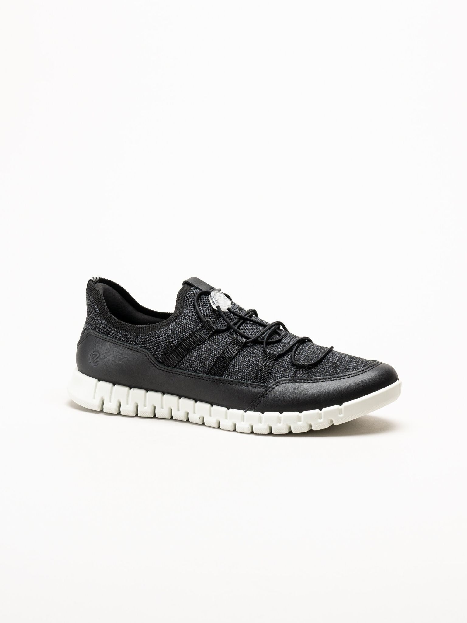 Ecco - Gruuv Lite W Tex sneaker - Svarta sneakers i mesh