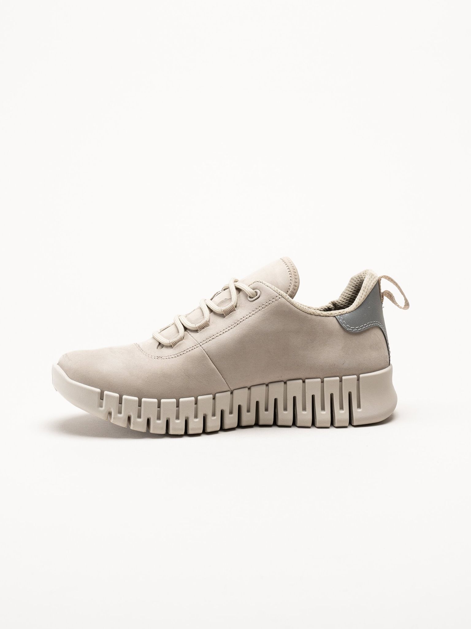 Ecco - Gruuv W Sneaker Lea GTX - Beige sneakers i nubuck