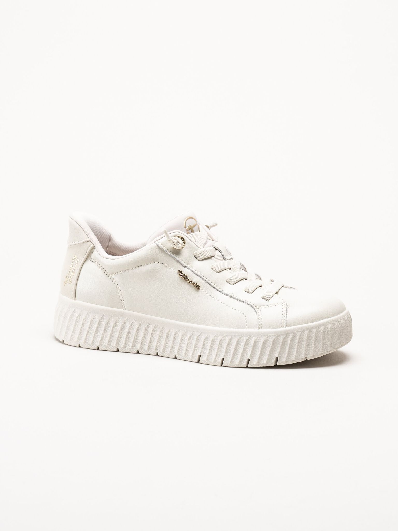 Tamaris Comfort - Vita sneakers i skinn