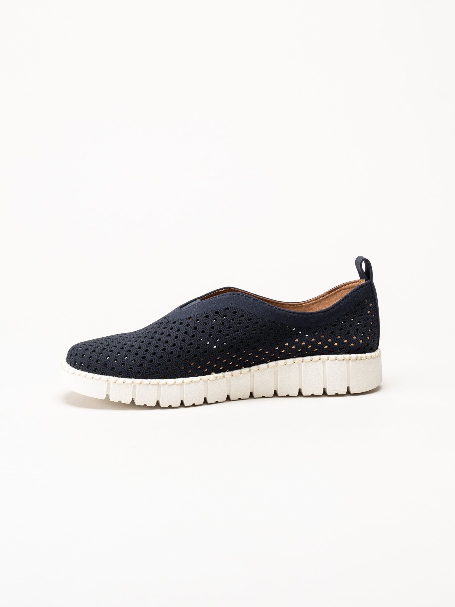 Jana - Marinblå slip on skor