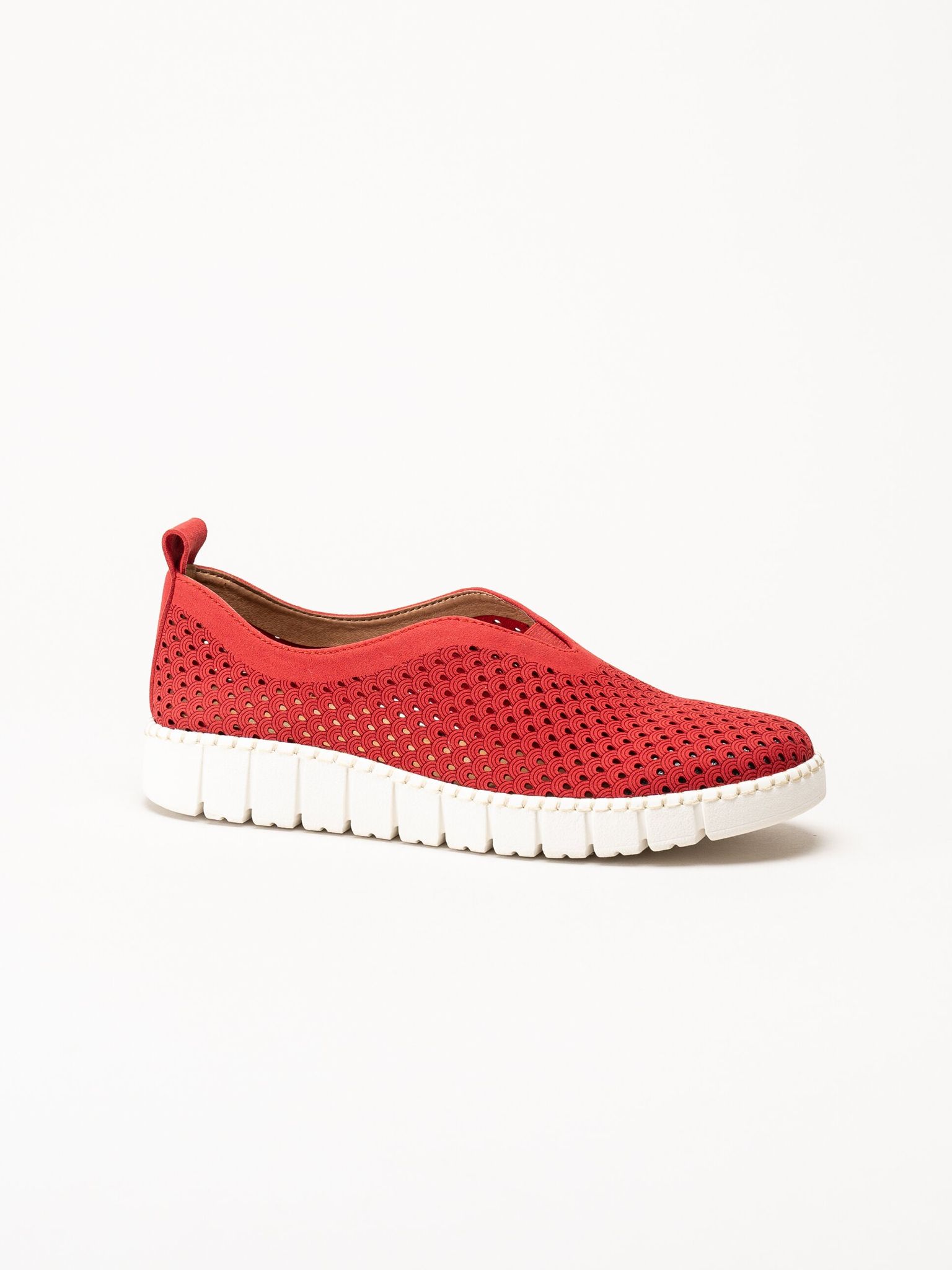 Jana - Röda slip on skor