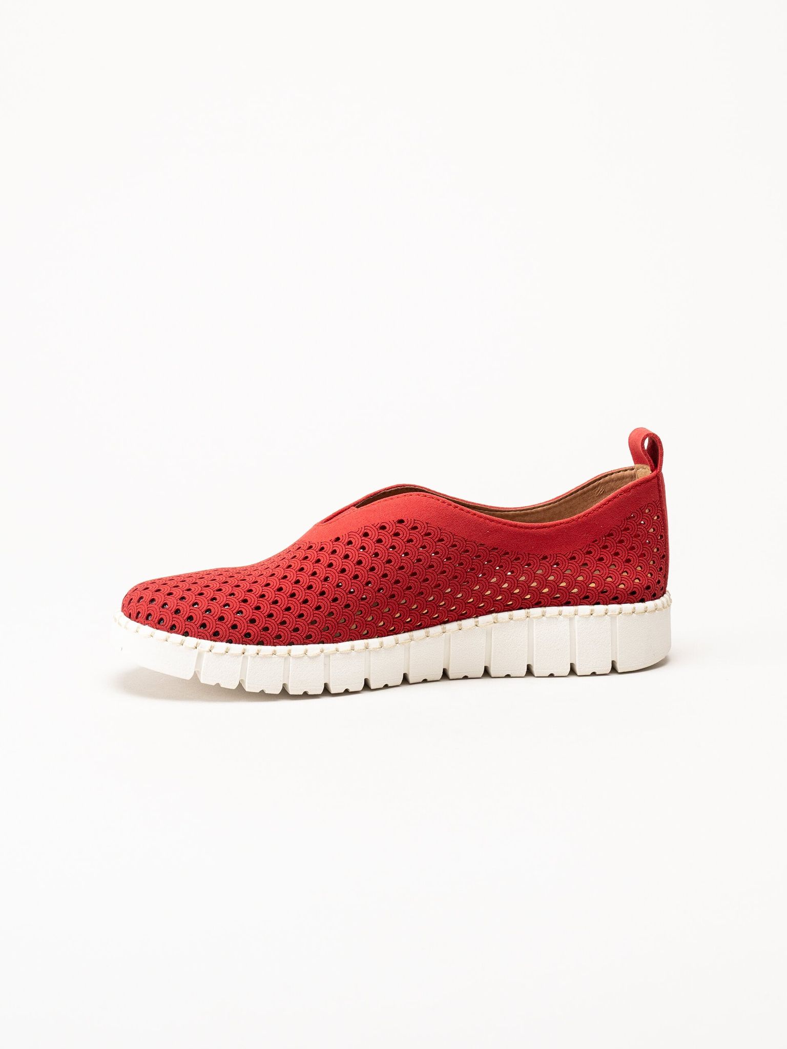 Jana - Röda slip on skor