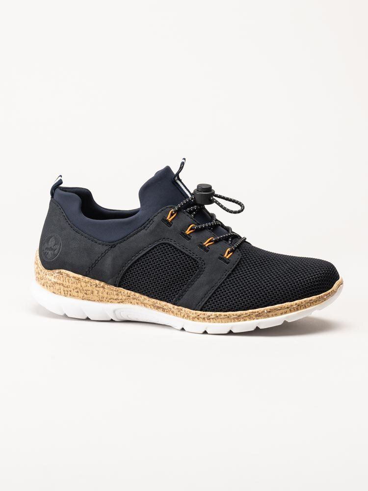 Rieker - Mörkblå slip on sneakers