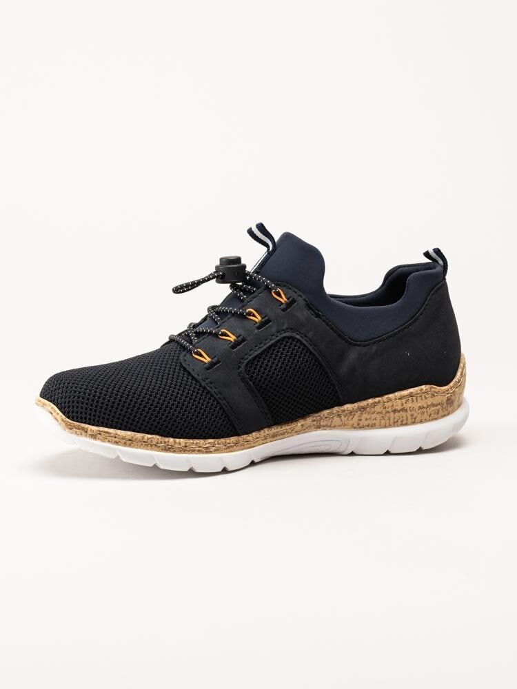 Rieker - Mörkblå slip on sneakers