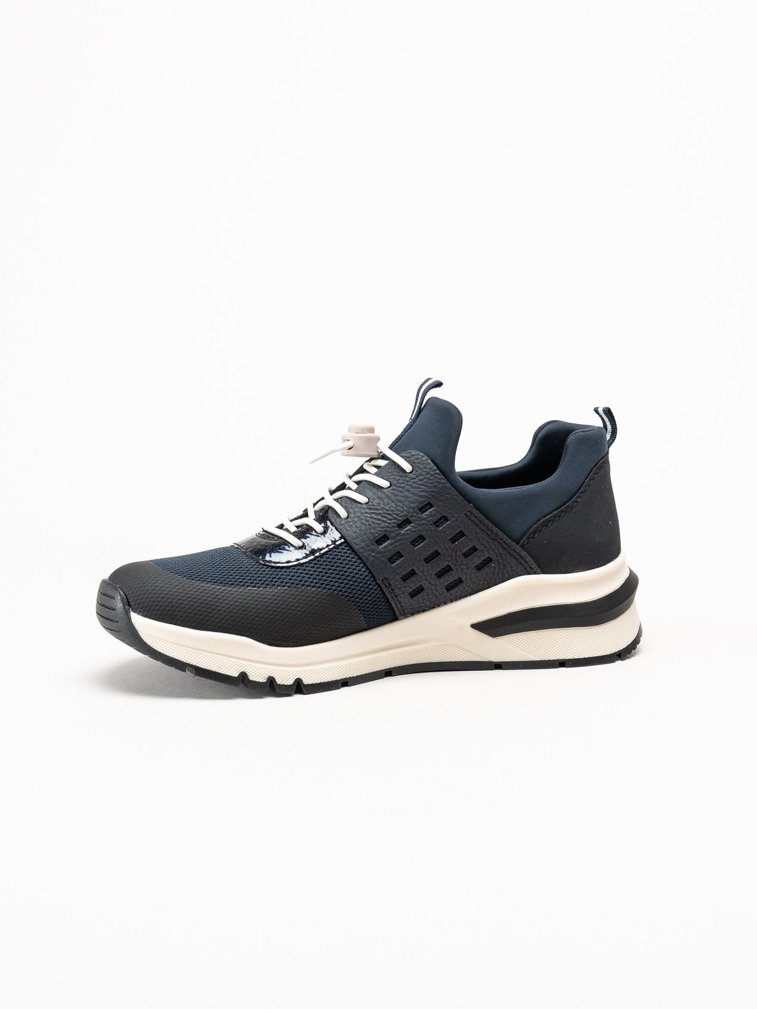 Rieker - Mörkblå slip on sneakers