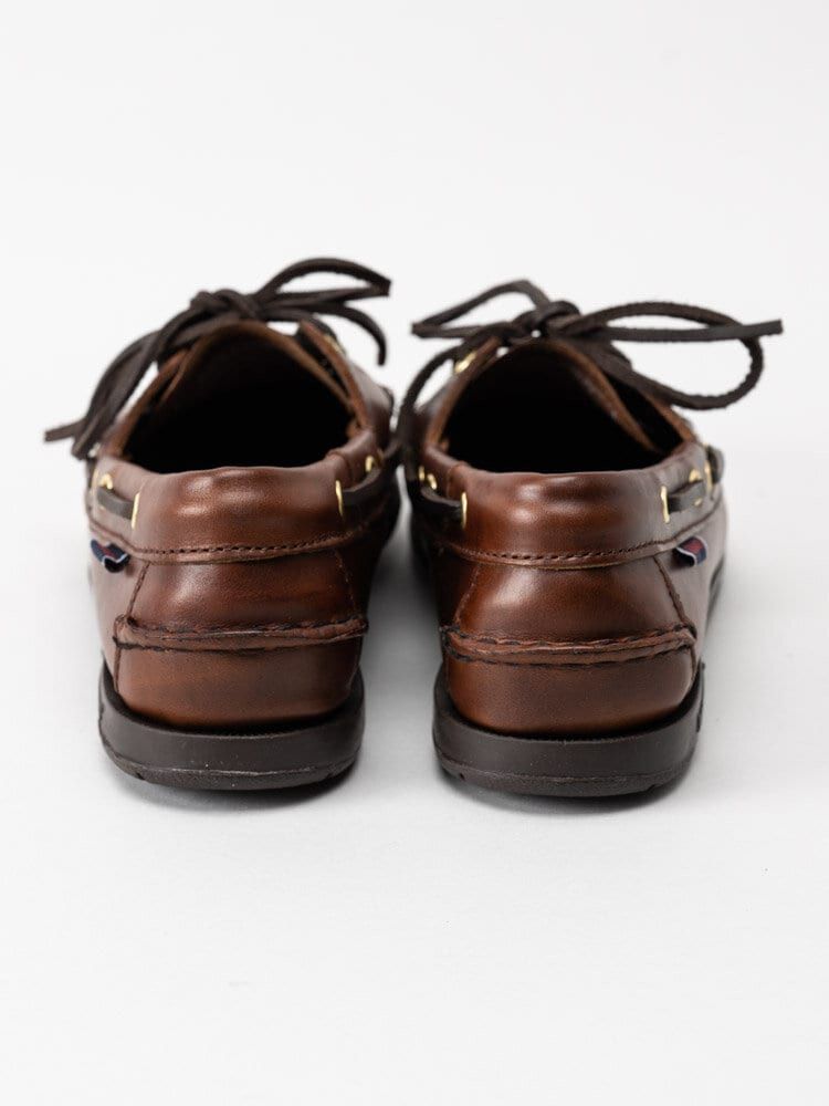 Sebago - Victory Waxy - Mörkbruna seglarskor i skinn