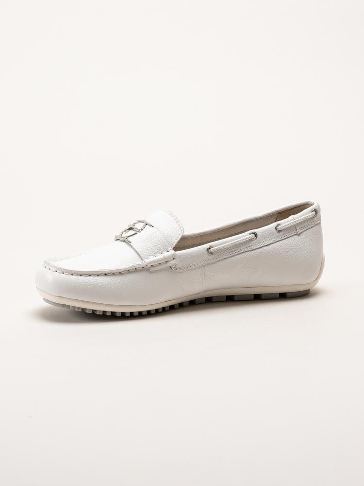 Tamaris - Vita loafers i skinn