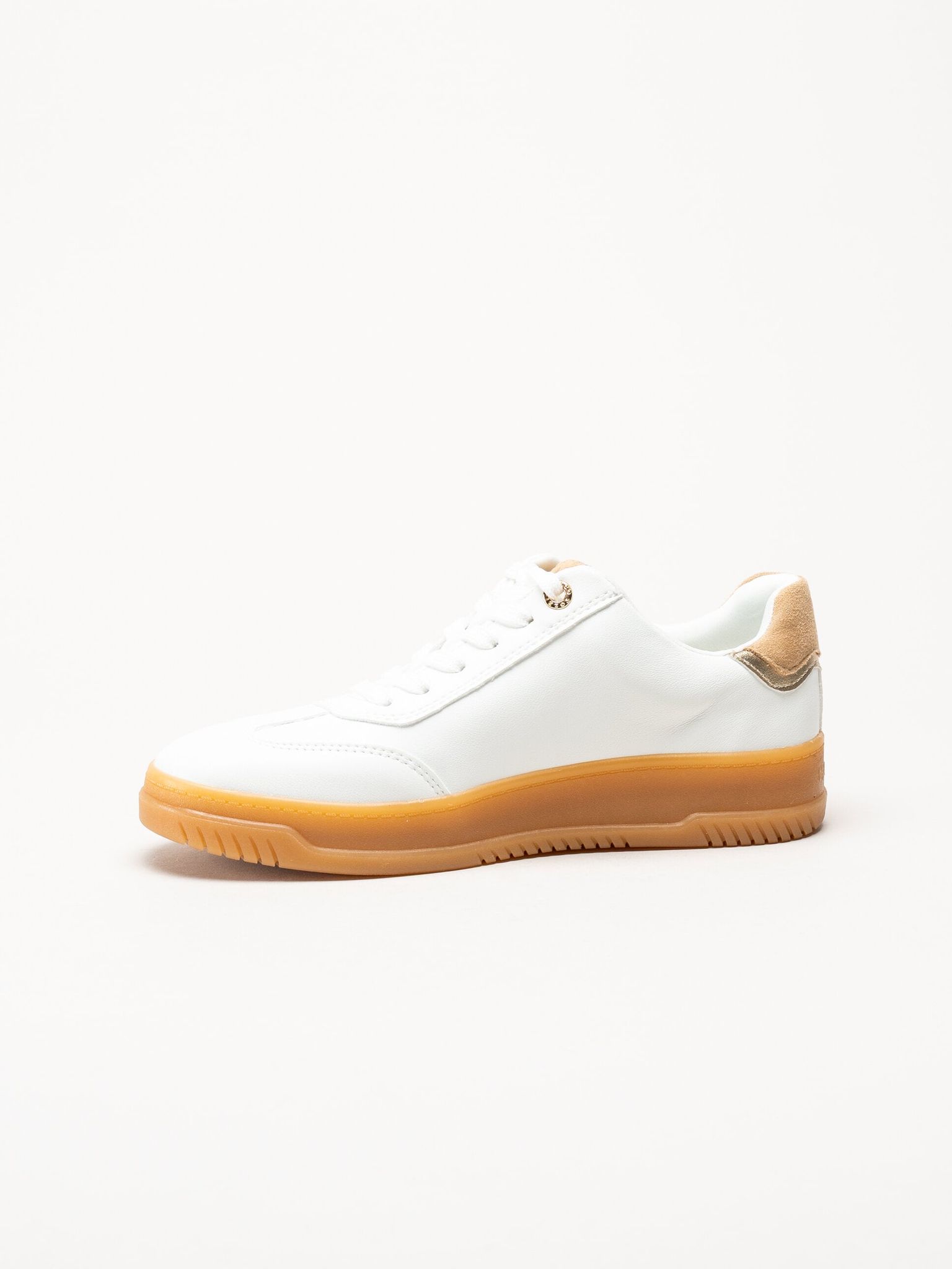 Marco Tozzi - Vita sneakers i skinnimitation