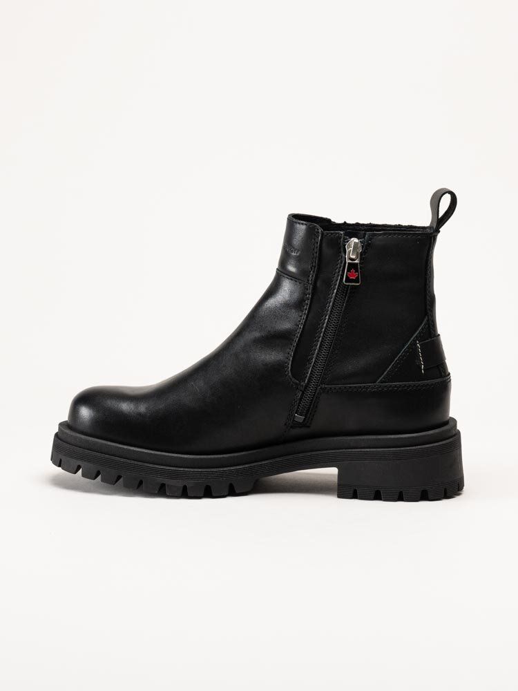 Canada Snow - Mount Essa - Svarta boots i skinn