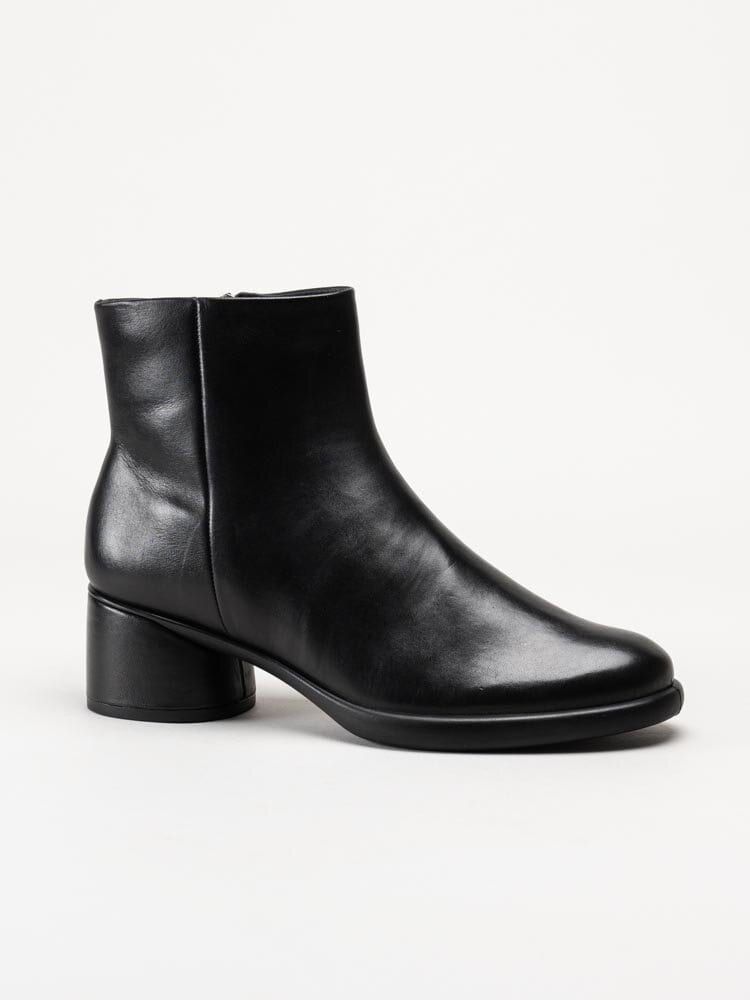 Ecco - Sculpted 35 Clean - Svarta stövletter i skinn