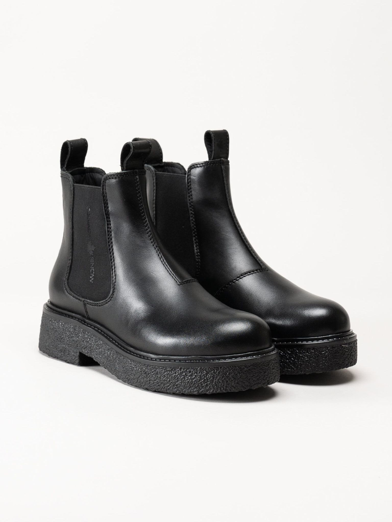 Canada Snow - Mount Vail Lea - Svarta ullfodrade boots i skinn