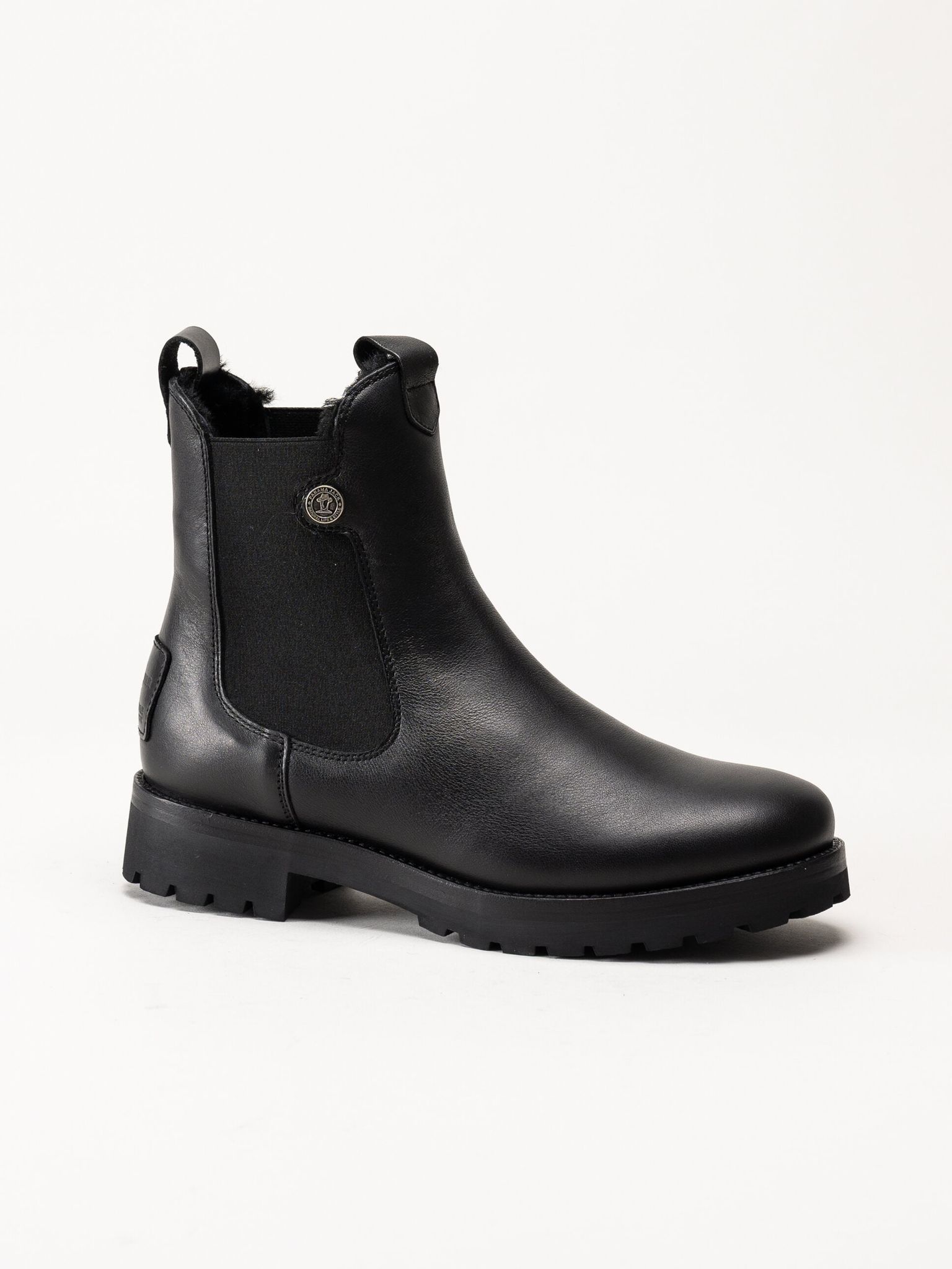 Panama Jack - fransesca Igloo - Svarta fårskinnsfodrade boots i skinn