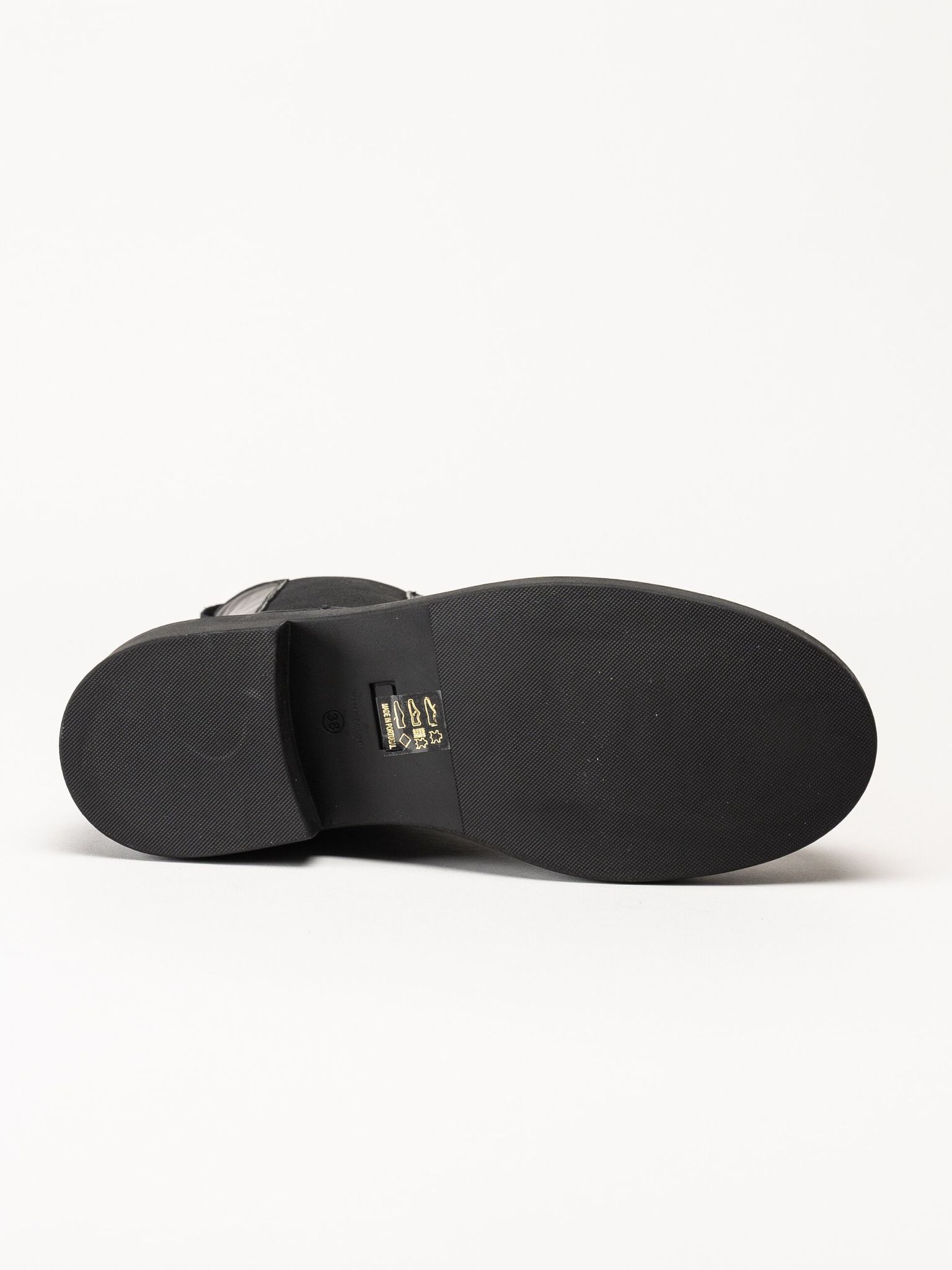 Rosa Negra - Svarta chelsea boots i skinn
