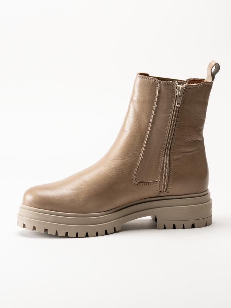 Rosa Negra - Beige boots i skinn
