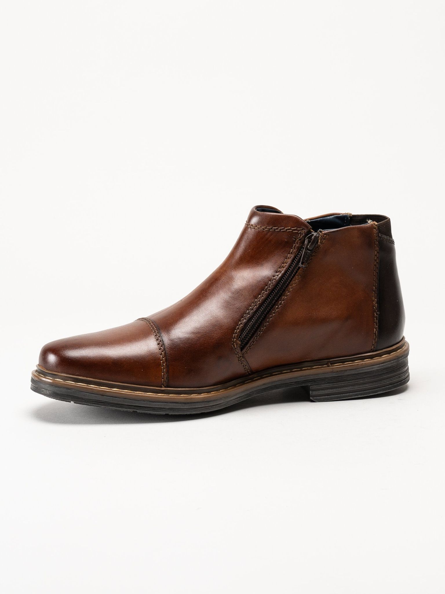 Bugatti - Rigalo Evo - Bruna boots i skinn