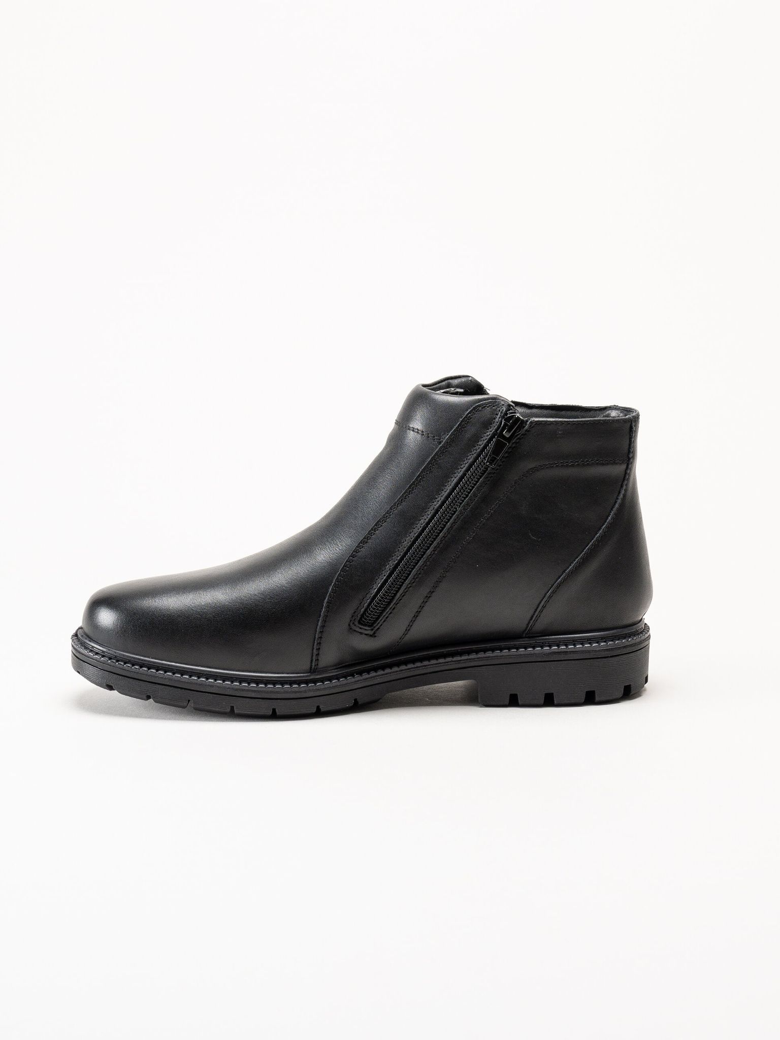 G Comfort - Svarta fårskinnsfodrade boots