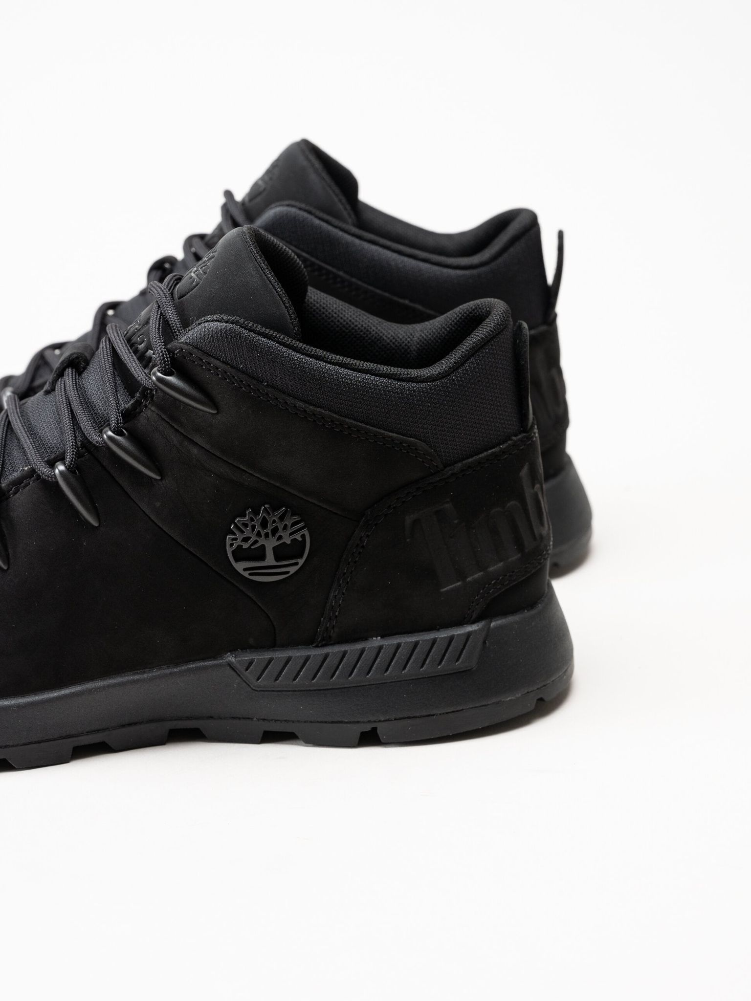 Timberland - Sprint Trekker - Svarta kängor i oljad nubuck