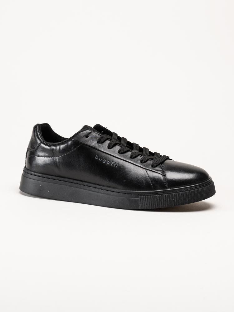 Bugatti - Svarta sneakers i skinn