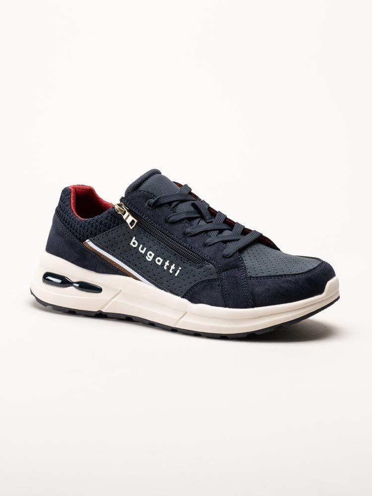 Bugatti - Mörkblå sportiga promenadskor