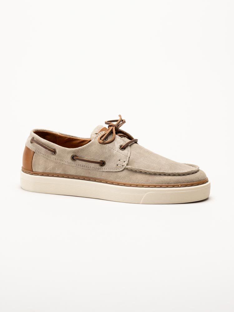 Strömberg - Riviera - Beige lågskor i mocka