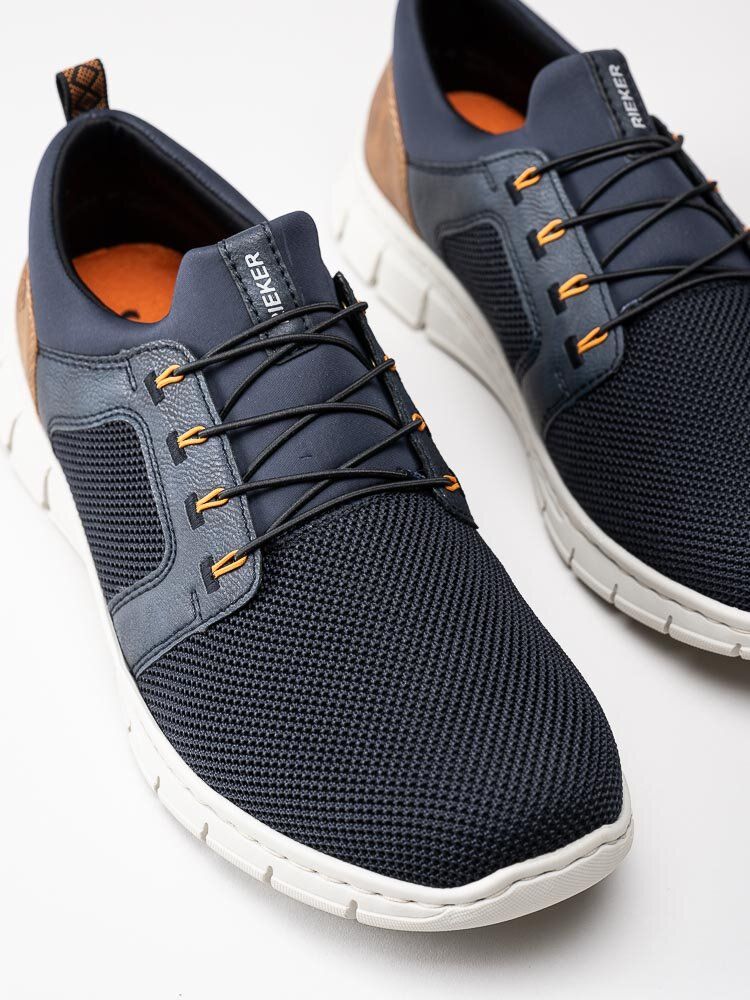 Rieker - Mörkblå sportiga slip on skor