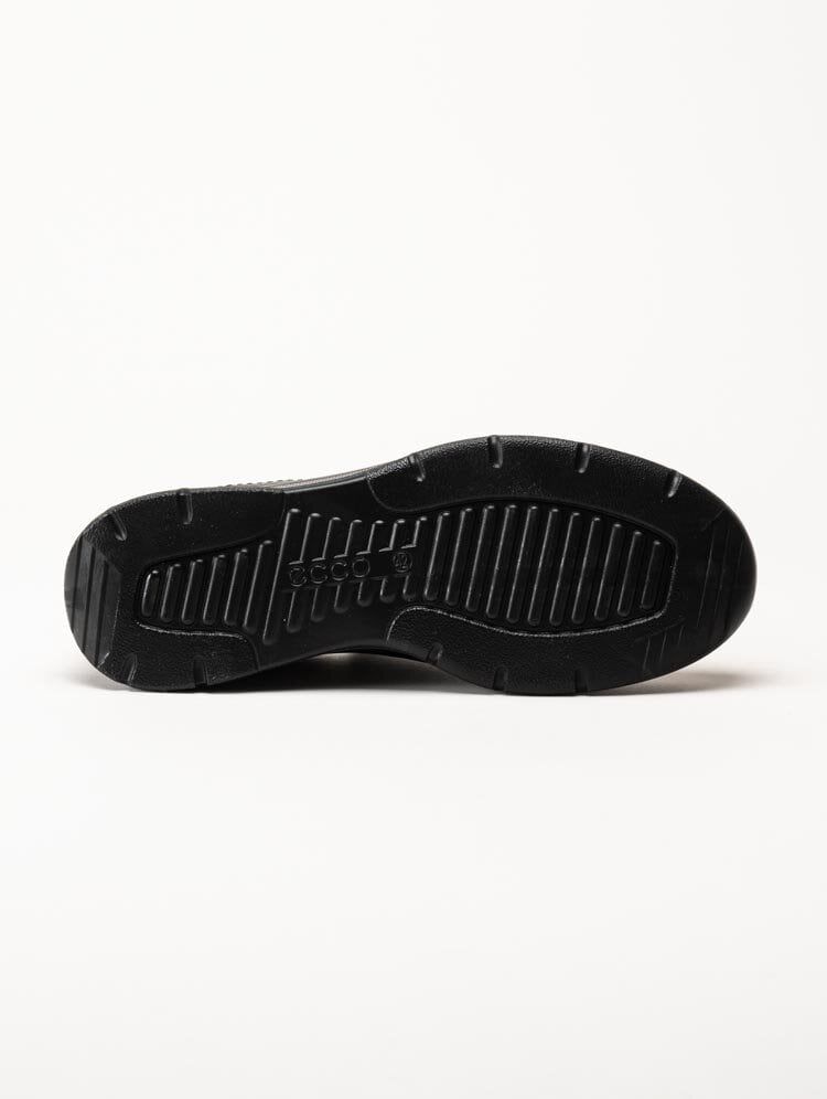 Ecco - Irving - Svarta slip on promenadskor i skinn