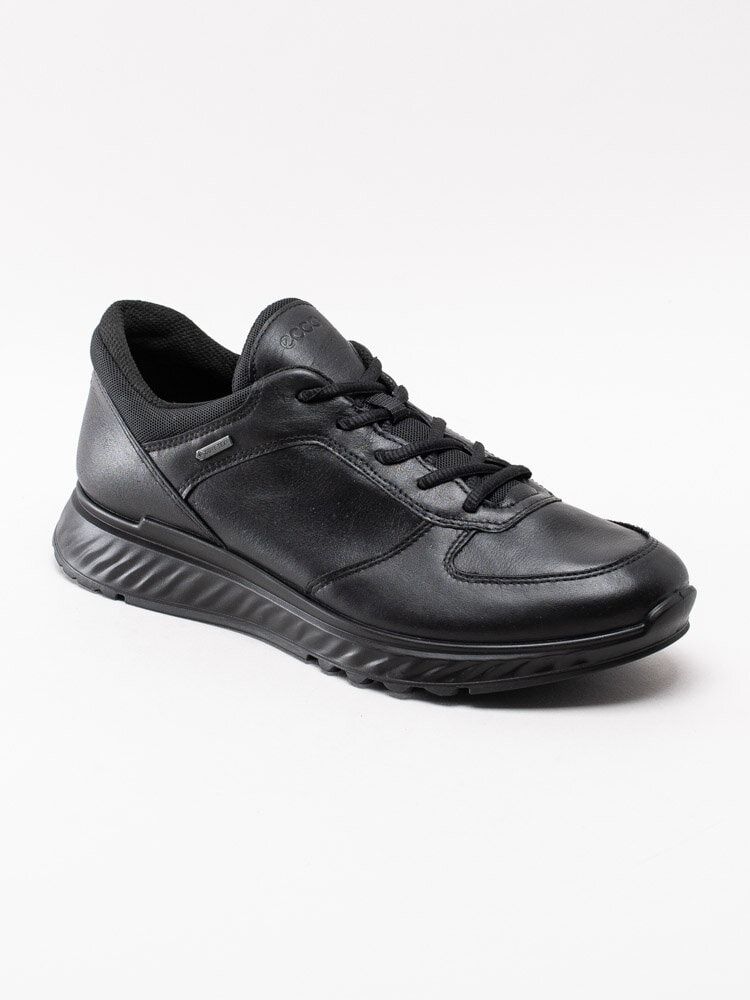 Ecco - Exostride Low GTX - Svarta promenadskor med Gore-Tex