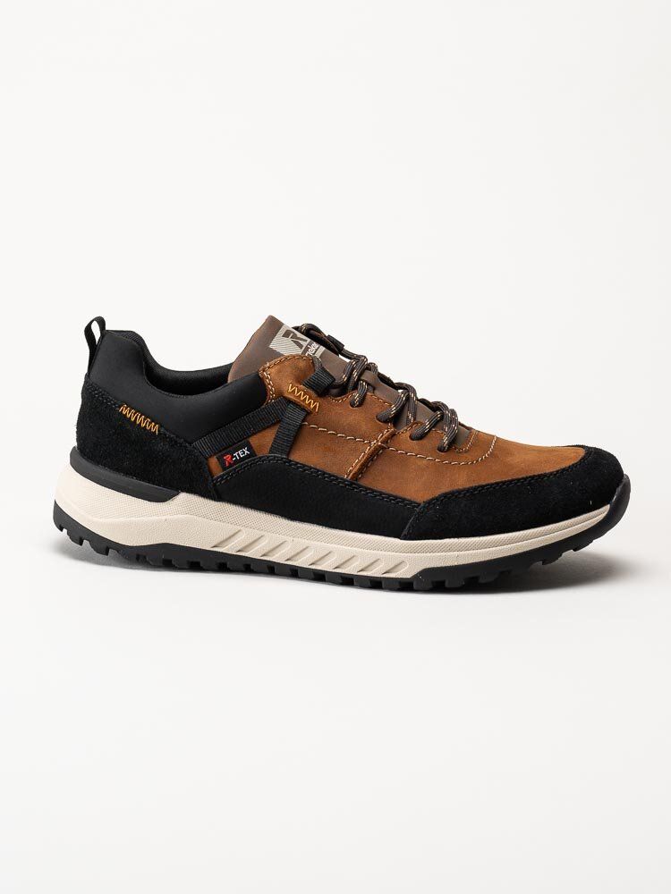 Rieker - Bruna promenadskor i nubuck
