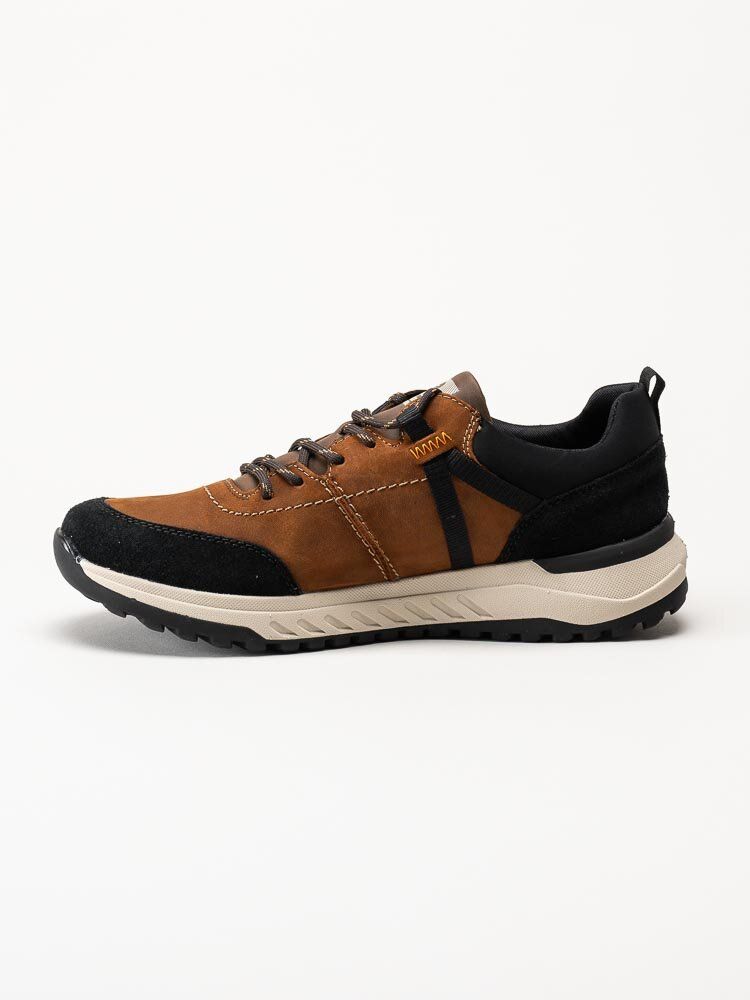 Rieker - Bruna promenadskor i nubuck