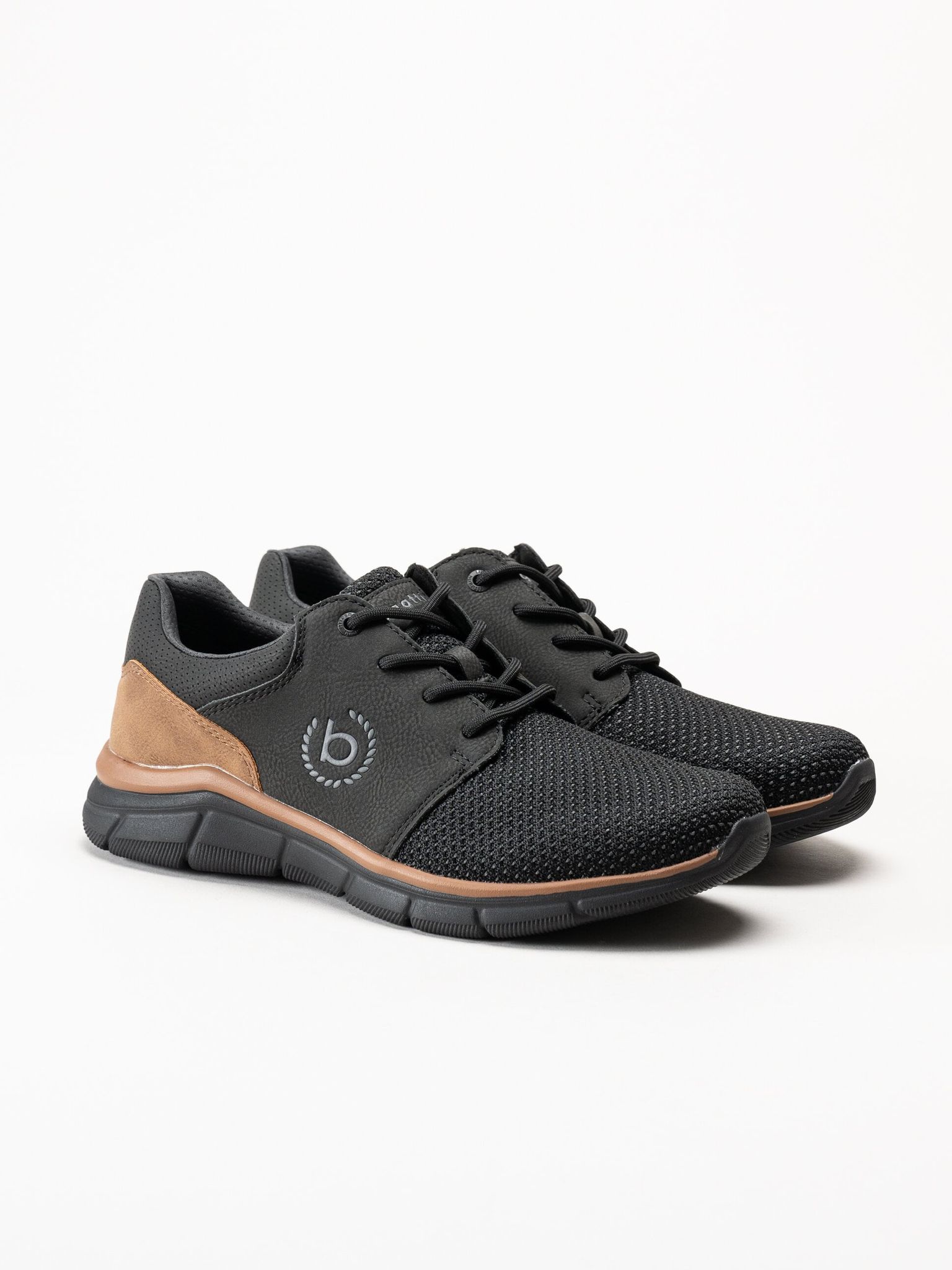 Bugatti - Soa - Svarta sneakers i textil