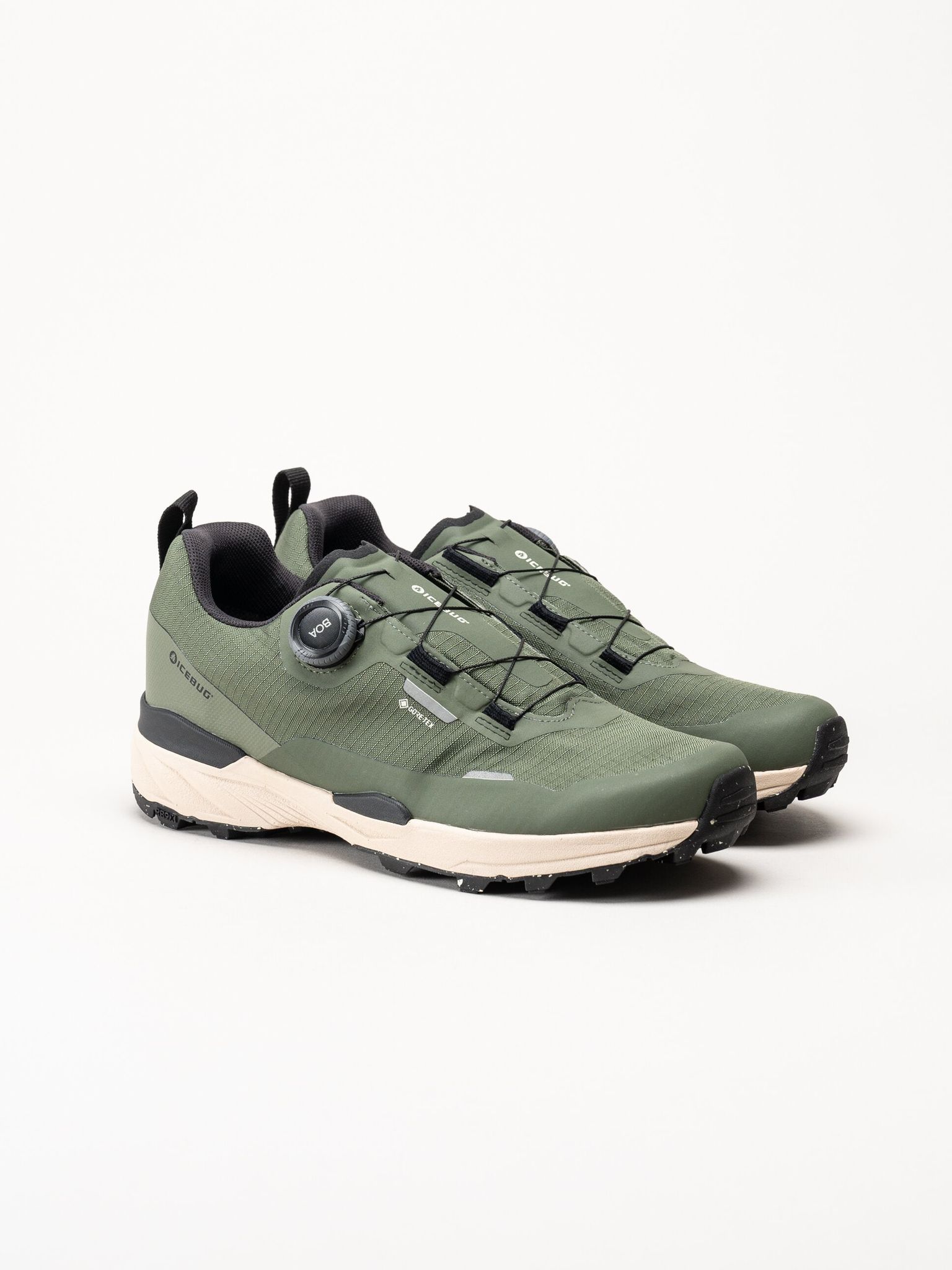 Icebug - Rover 2 RB9X - Gröna sneakers i textil