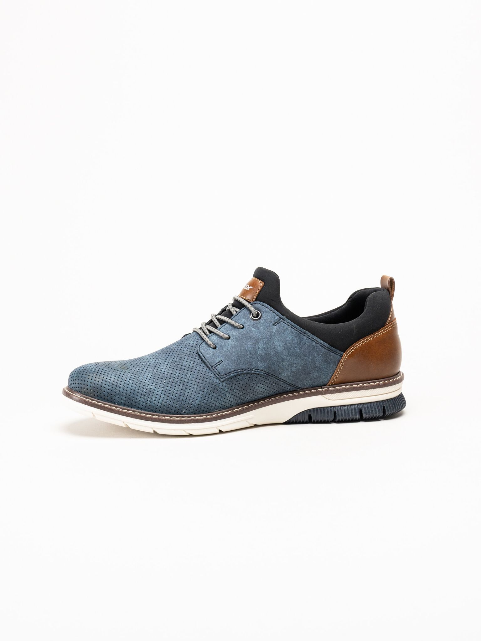 Rieker - Ljusblå slip on sneakers
