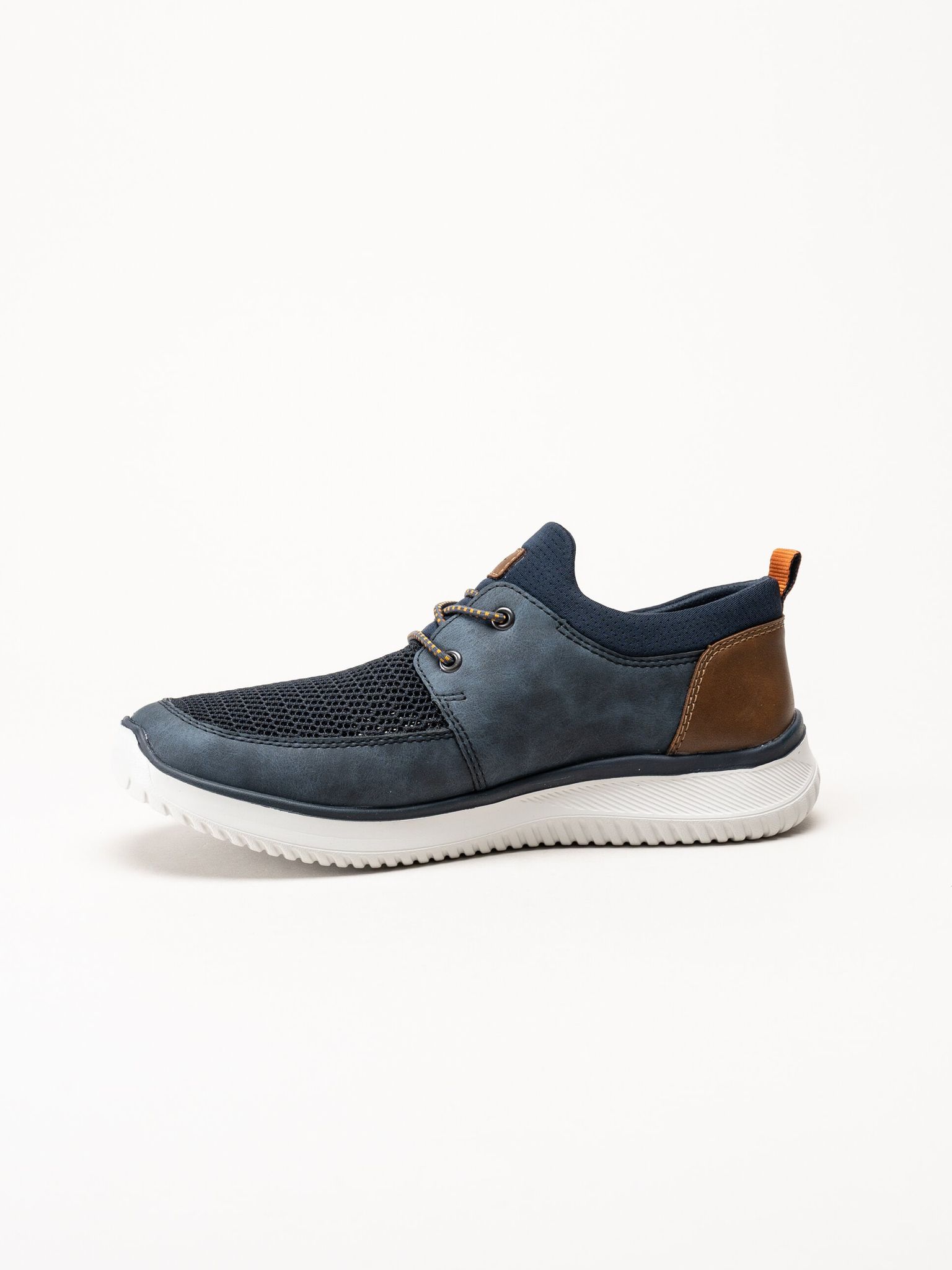 Rieker - Blå sneakers i textil