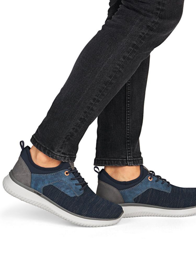 Rieker - Blå slip on sneakers