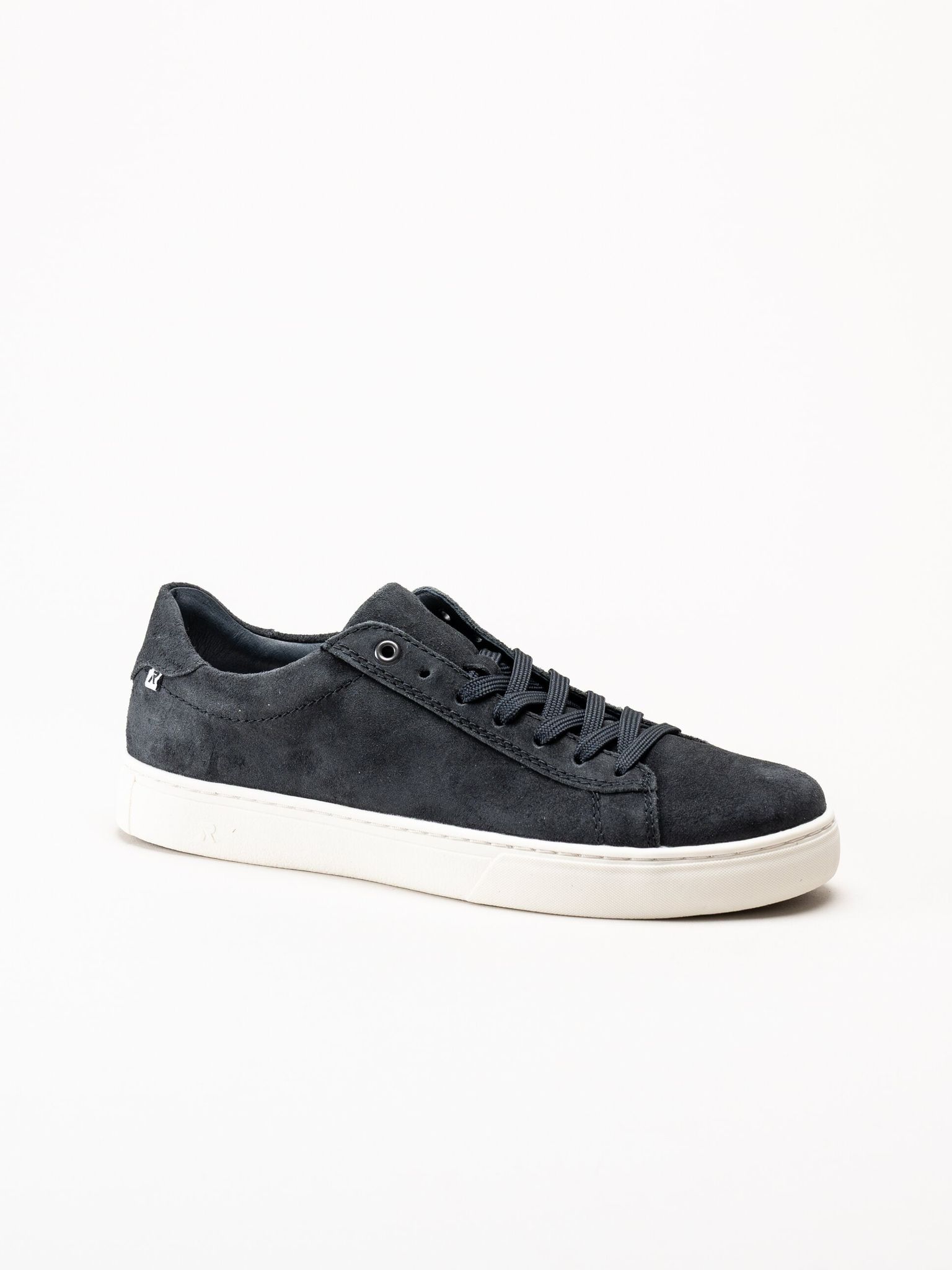Rieker - Mörkblå sneakers i mocka